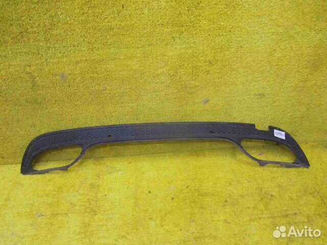 Юбка заднего бампера Mercedes C W205 (14-18) AMG A