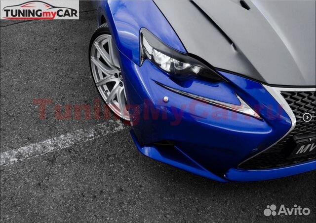 Реснички на фары Lexus IS (lll) 2013-2016 (абс)