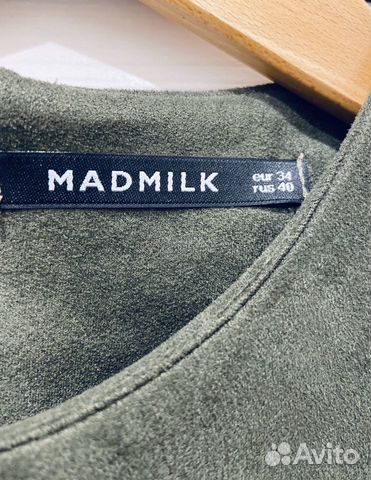 Платье из искусственной замши Madmilk, размер 34