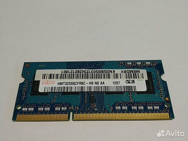 Оперативная память SO-dimm 2Gb PC3-10600 Оперативная память SO-dimm 2Gb PC3-10600