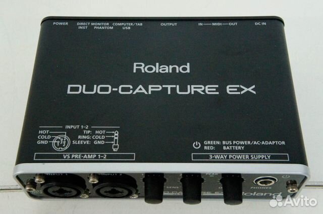 Звуковая карта roland duo capture