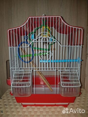Клетка для попугайчика купить на Зозу.ру - фотография № 1