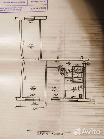 3-к квартира, 60 м², 4/5 эт.