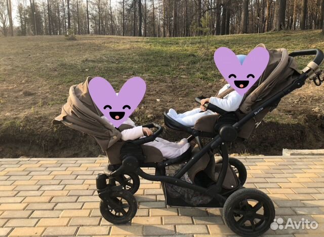 Коляска для двойни esspero duetto 2в1