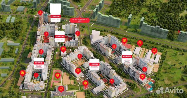 3-к квартира, 86.1 м², 7/11 эт. 3-к квартира, 86.1 м², 7/11 эт.
