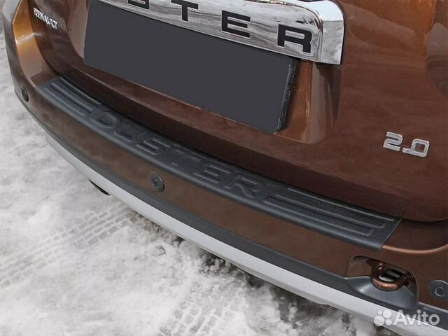 Накладка на задний бампер Renault Duster