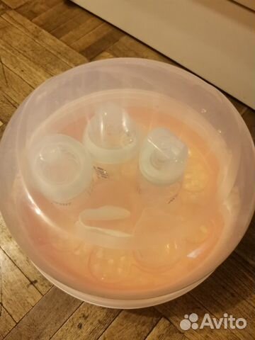 Стерилизатор maman + 3 бутылочки