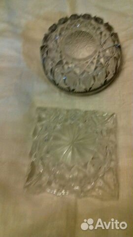 Зажигалка -Патрон : Пепельницы СССР Хрусталь