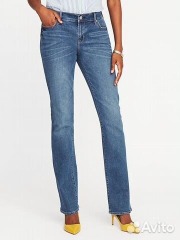 Mid-Rise Джинсы женские Boot-Cut Old Navy Mid-Rise Джинсы женские Boot-Cut Old Navy
