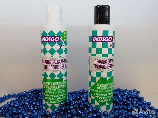 Безсульфатный шампунь и бальзам для чувствительной
