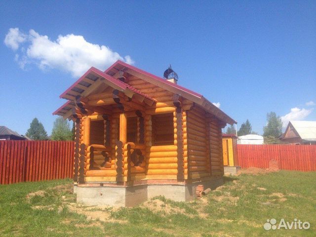 Сруб бани 5,1 х 6м, из оцб. Зимний лес.По договору Сруб бани 5,1 х 6м, из оцб. Зимний лес.По договору