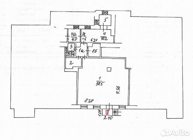 Торговое помещение, 90.1 м²