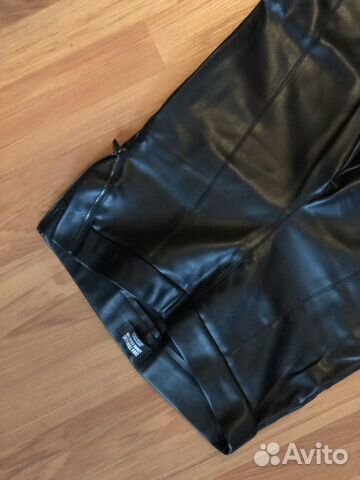 Брюки кожаные Zara Брюки кожаные Zara