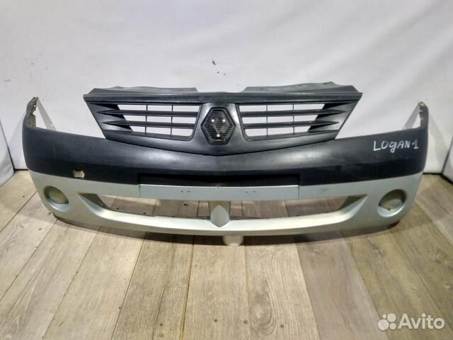 Бампер передний бу Renault Logan 1 до рестайлинг O