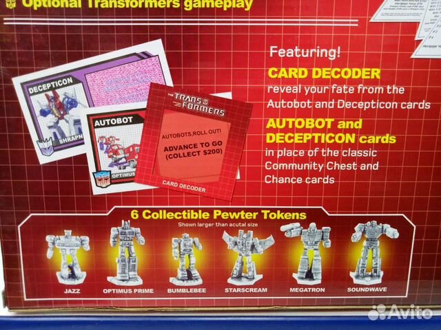 Настольная игра Монополия Трансформеры