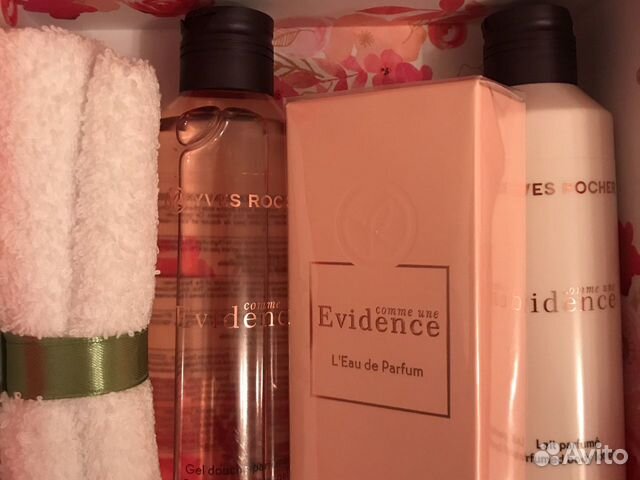Yves Rocher подарочный набор духи гель для душа Yves Rocher подарочный набор духи гель для душа
