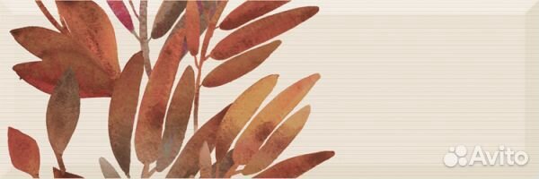 Плитка Decor Savage Flowers 01 Marron 15x45 Плитка Decor Savage Flowers 01 Marron 15x45