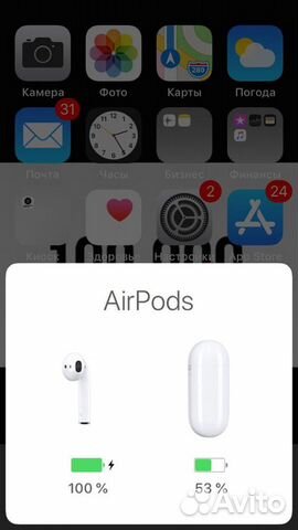 Беспроводные наушники AirPods 2