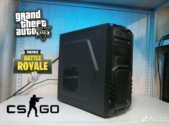 Игровой пк Core i3 2100 / 4GB GTX 1050 в рассрочку