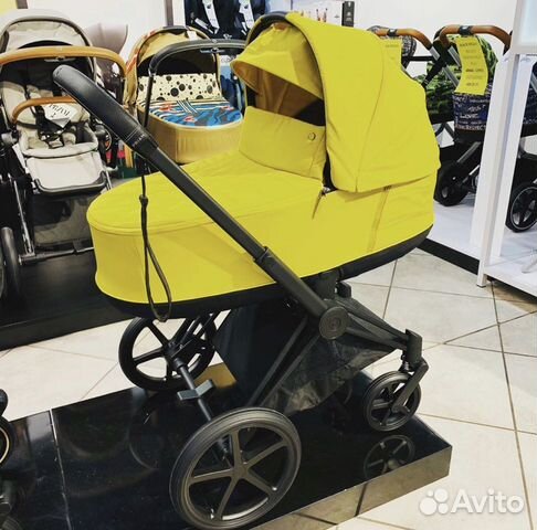 Коляска Cybex Priam mustard yellow