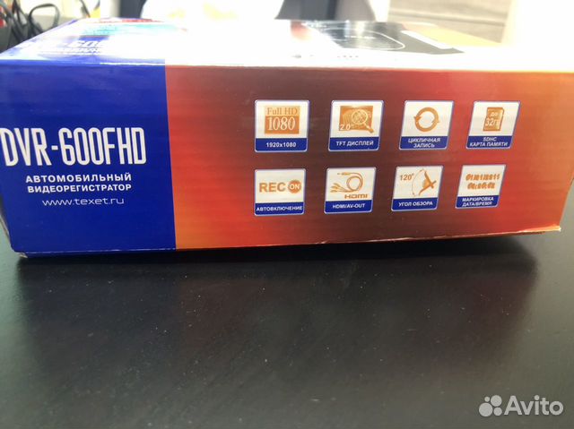 Видеорегистратор texet Dvr-600FHD Видеорегистратор texet Dvr-600FHD