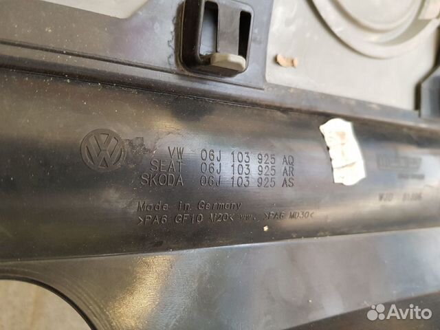 Декоративная крышка двигателя skoda a5, vw, seat