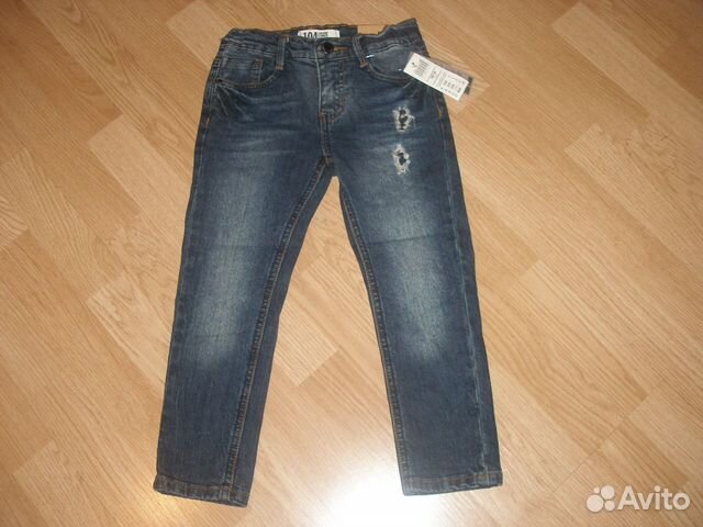 Новый комплект с джинсами 104 утяжка талии Seppala