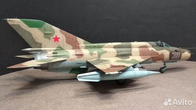Модель самолёта миг-21 бис, Р, пфм, ум 1/48