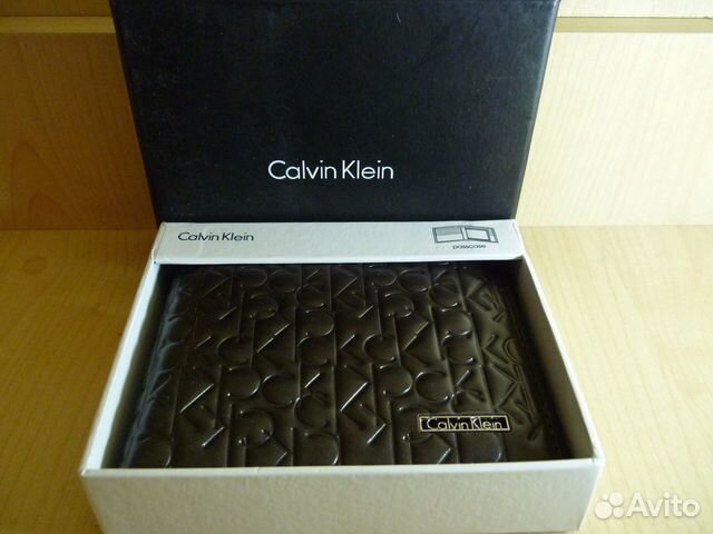 Кошелек мужской Calvin Klein из натуральной кожи