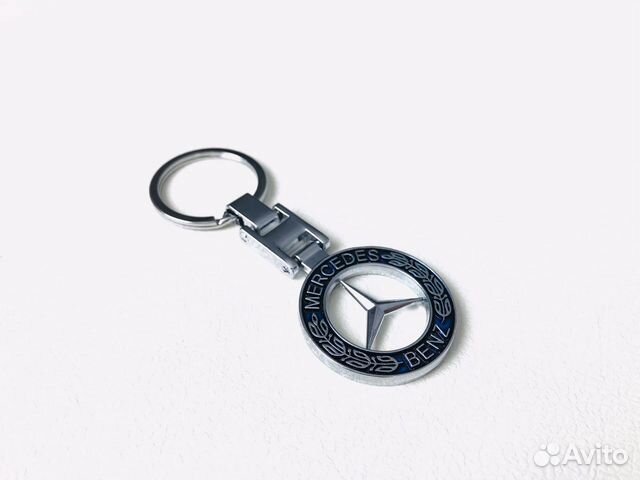 Брелок для ключей эмблема Mercedes Benz с надписью Брелок для ключей эмблема Mercedes Benz с надписью