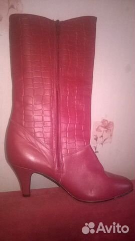 Сапоги новые кожаные, Югославия, размер 25,5