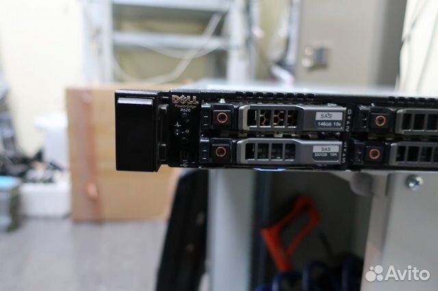 Dell R620 noCPU, noRAM, H310, 10SFF 2*750, RailKit