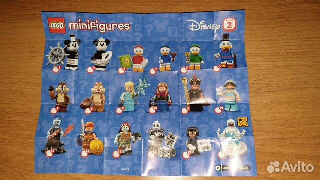 Минифигурки lego Disney серия 2 71024 Минифигурки lego Disney серия 2 71024