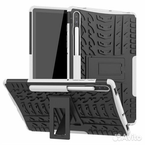 Чехол для SAMSUNG Galaxy Tab S6 (черный + белый) Чехол для SAMSUNG Galaxy Tab S6 (черный + белый)
