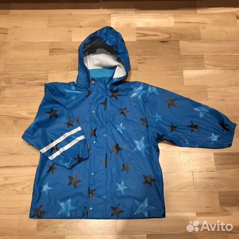 Куртка дождевик lindex 116 сапоги Hatley 28