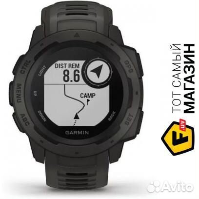 Умные часы Garmin Instinct Graphite на гарантии Умные часы Garmin Instinct Graphite на гарантии