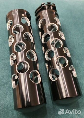 Грипсы новые 12 x 2,5 см, черный лак