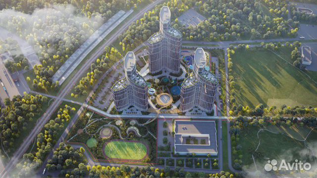 3-к квартира, 78.4 м², 2/35 эт.