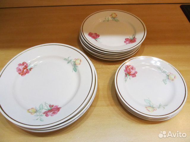 Тарелки фарфоровые СССР