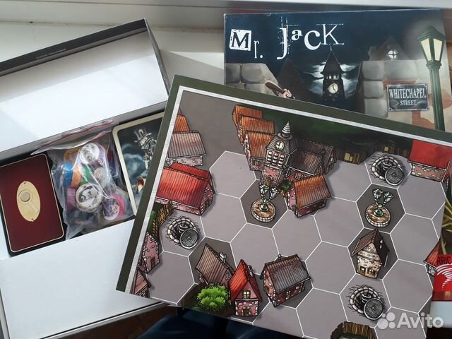 Настольная игра Mr. Jack с дополнением Настольная игра Mr. Jack с дополнением