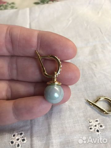 Серьги с майорским жемчугом Серьги с майорским жемчугом