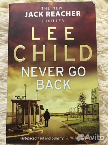 Книга на английском Lee Child Never Go Back Ричер Книга на английском Lee Child Never Go Back Ричер