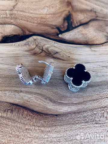 Серьги клевер Van Cleef Серьги клевер Van Cleef