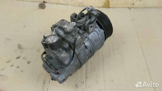 Компрессор кондиционера Bmw 7 F02 N55B30A 2013 Компрессор кондиционера Bmw 7 F02 N55B30A 2013