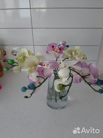 Декоративная ваза с цветами Fleurange