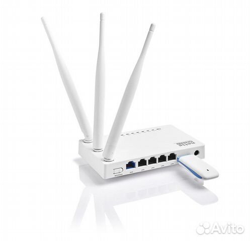 WI-FI роутер + модем 4G+антенна 4G+пигтэйл 2шт