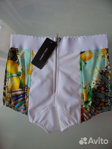 Шелковые шорты Dolce&Gabbana новые