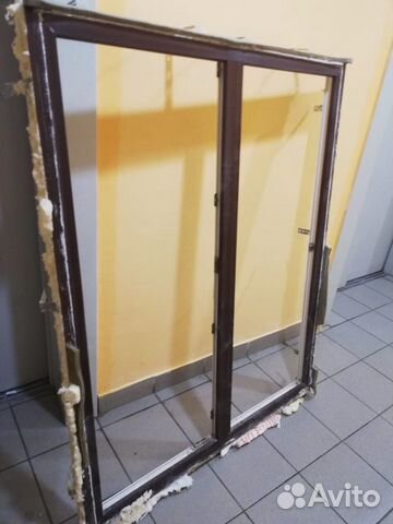 Балконный блок и двустворчатое окно