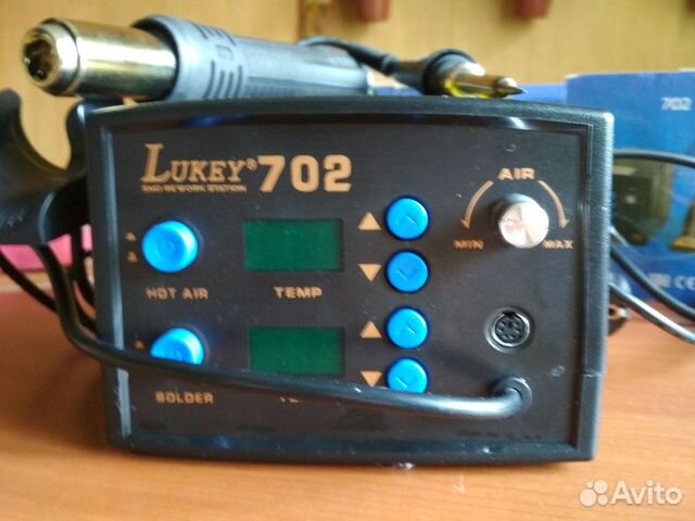 Цифровая паяльная станция, фен+паяльник lukey 702 Цифровая паяльная станция, фен+паяльник lukey 702