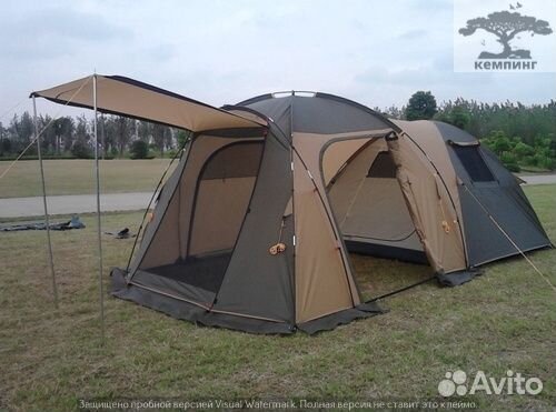 Палатка 4 местная с тамбуром-шатром X-ART1600W-825